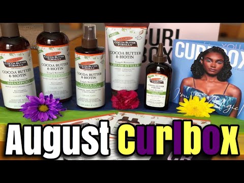 AUGUST CURLBOX 2019 | PALMERS COCOA BUTTER & BIOTIN LENGTH RETENTION SYSTEM