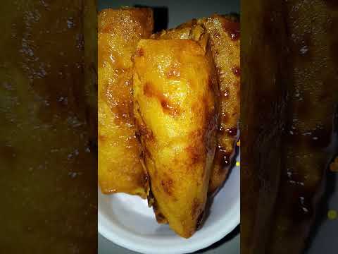 Food Lovers | Turon (Banana Lumpia with Caramel) | Dessert 😍 #caramel #dessert #shorts