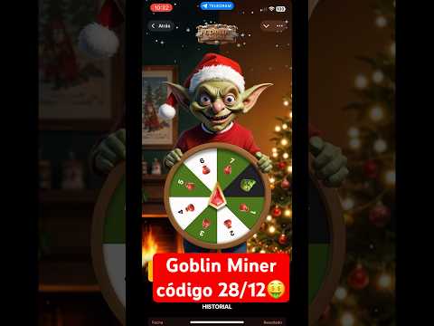 Goblin Miner Código 28/12 #goblin #goblingame #telegram #cryptocurrency #airdrop