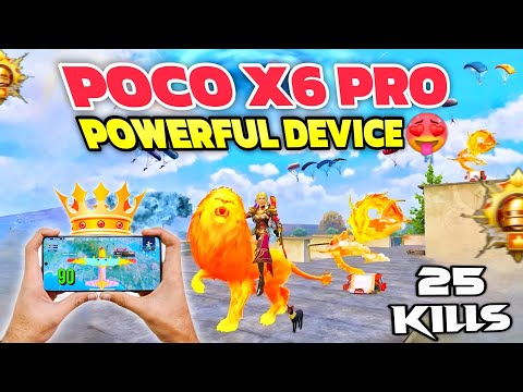 Poco x6 pro🔥powerful device, rush gameplay 25 kills🔥