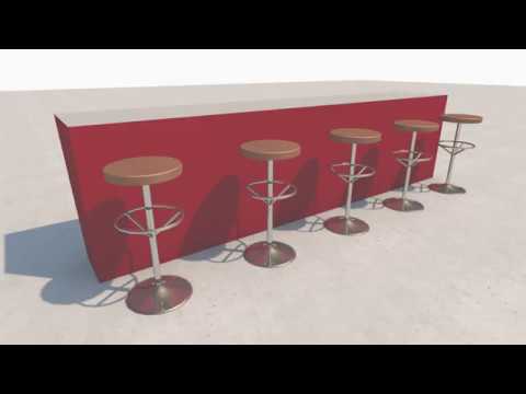 ARCHICAD Magic 23 家具配置・03 カウンター / Sample of making Bar Counter