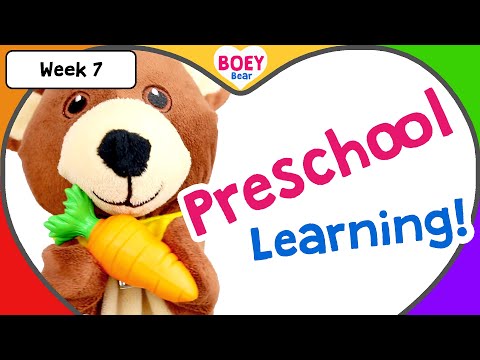 Preschool learning videos for 2 year olds | Kids learning | Boey Bear Circle Time