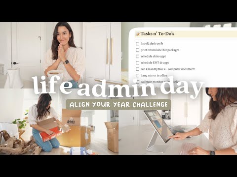 Life Admin Day | Tackling To-Do’s Before 2023 💫 Align Your Year Challenge