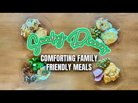 Sunday Comforting Family Dinners | Sunday After Church Meals | What's for Dinner | MEL COOP