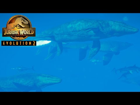 Relaxing Dino Aquarium View - Jurassic World Evolution 2 Live Stream No Commentary