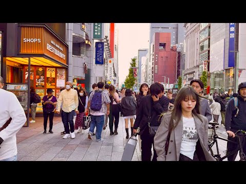 [4K HDR] Ginza Walk. The Most Expensive City in Japan. October, 2024