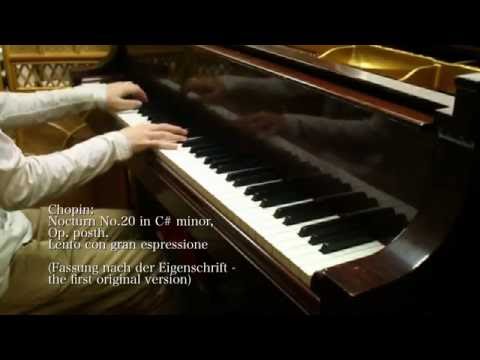 Chopin: Nocturne No.20 in C# minor, Op.posth. - Original (Eigenschrift) -ショパン：ノクターン（初稿譜）