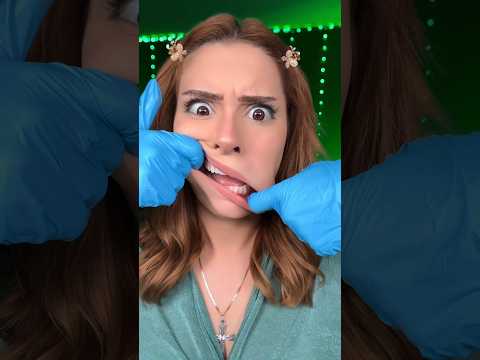 ASMR Cranial Nerve Exam but In Real Life 🤣 #asmr #shorts #comedy