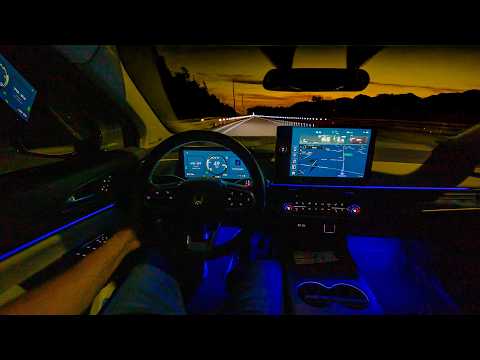 👉AT NIGHT: 2024 Honda Prologue EV: Full Night Driving Test and Lighting Overview