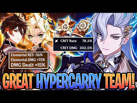 This Is My NEW Favorite Neuvillette Hypercarry Team | Genshin Impact