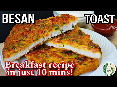 10 Minute Besan Toast: Quick & Easy Breakfast Recipe!