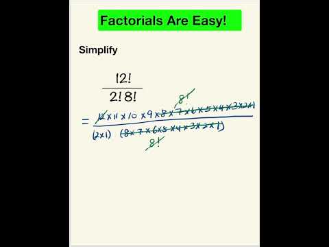 Factorials Are Easy | Math