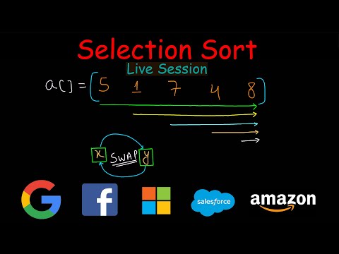 Selection sort algorithm