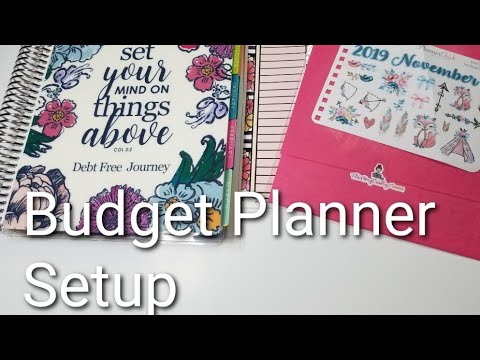 Budget Planning NEWBIE| Erin Condren Planner Setup| How to Budget Plan