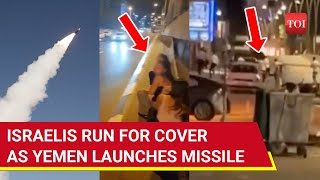 Ballistic Missile Attack On Central Israel; 18 Injured In Tel Aviv As Israelis Run For Cover | Watch