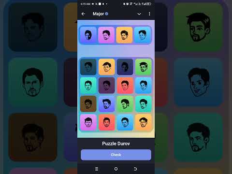 07 October- Major Puzzle Durov Solved Today #airdrop #major #telegram #puzzle #combo #daily