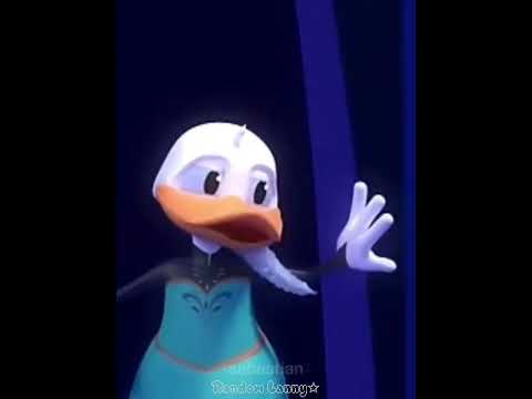 Send this to a friend and say nothing #donaldduck #letitgo #elsa