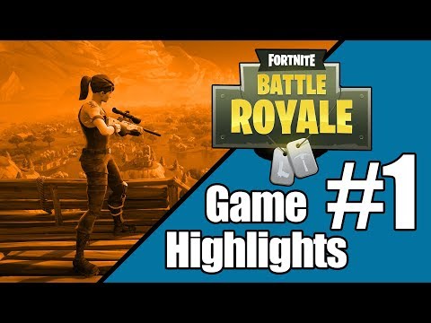 Very Early Days of Fortnite Battle Royale | 3 Scars and a win.. what! | Gameplay and Highlights #1