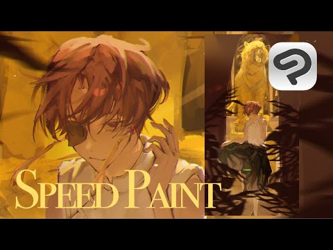 【Speed Paint】蘇枋隼飛の厚塗りイラストメイキング【WIND BREAKER / ウインドブレイカー】