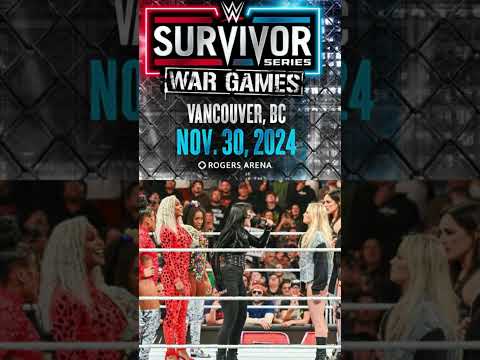 WWE Announced Women's Wargames Match For Survivor Series 2024 🔥🔥