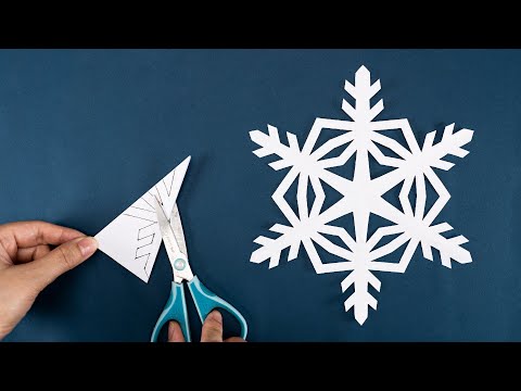 Snowflake #53 - How to make Snowflakes out of paper - Christmas Paper Crafts