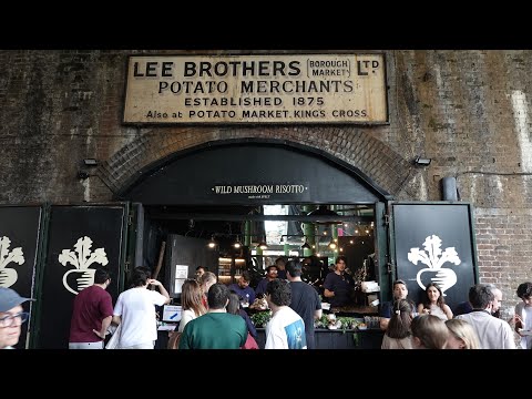 "Wild Mushroom Risotto" |  Street Food in London | at World Famous 260 Years Old Borough Market