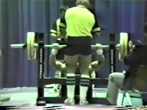 Ed Coan - 451 lb Raw Bench @ 181 lbs (205 @ 82.2 kgs)