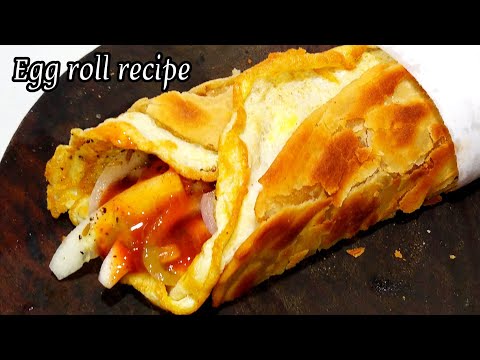 Egg Roll Recipe | बाज़ार जैसा अंडा रोल | Kolkata Style Egg Roll | Street Style Egg Roll #shorts