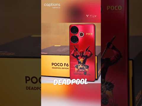 PocoF65G"Get Deadpool Charm with the LimitedEdition"#yt #pocof6 #specialedition #upcomingsmartphones