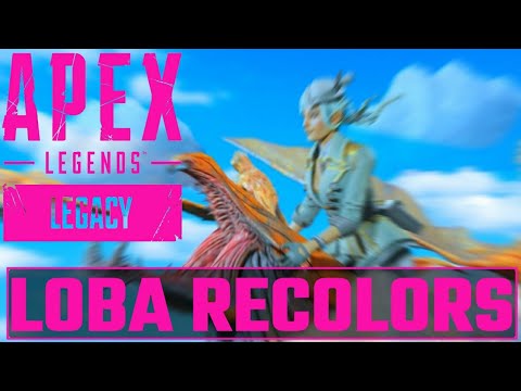 All Loba Recolors in half a minute | Apex Legends News #64