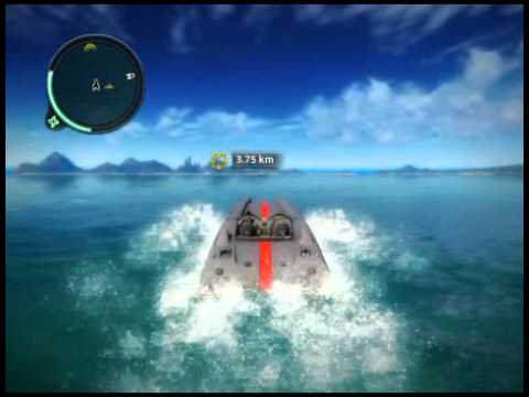 Just Cause 2 boat jump