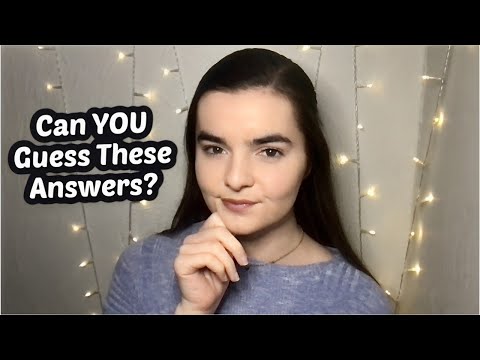 ASMR Intuition Test | Can You Guess All The Answers?