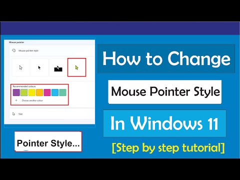 How to Change Mouse Pointer Style in Windows 11