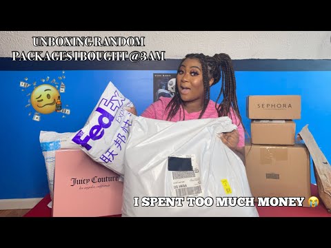 Unboxing the random stuff I bought online *at 3am* 😭 | Amazon, Shein, Sephora, FashionNova + MORE