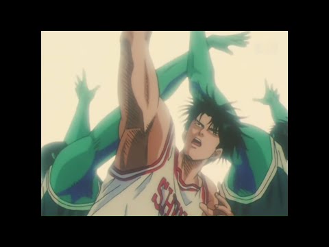 【灌籃高手 流川楓 空中過兩長人 】『SLAM DUNK スラムダンク さくらぎ はなみち まき しんいち DUNK   』