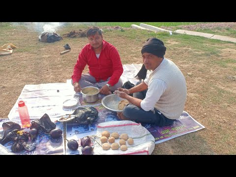 Aaj Mai Litti Chokha Party Kiya| Village Style Litti Chokha