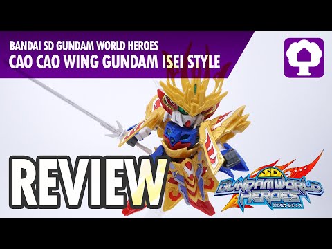 SD Gundam World Heroes Cao Cao Wing Gundam Isei Style Review - Hobby Clubhouse BB Senshi Gunpla