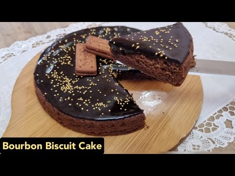 269. Bourbon Biscuit Cake | Eggless and No Oven | 4 Ingredient Chocolate Cake | Instant Cake