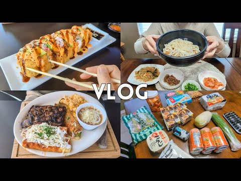 【VLOG】Japanese mom in USA! What did I buy at Asian market!? Cooking♪ Lunch at Mexican restaurant^^