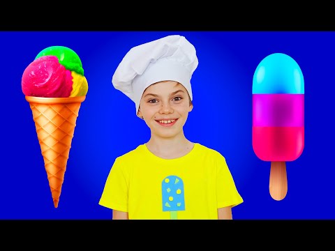 Ice Cream Song & We are in the Car Song and More Kids Songs | Nick and Poli