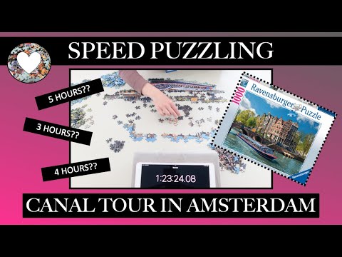 Speed Puzzling: Canal Tour in Amsterdam from Ravensburger