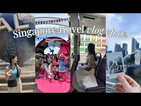 Singapore travel vlog ep.02 USS环球影城打卡成功!⭐美食大合集!❤️🥰