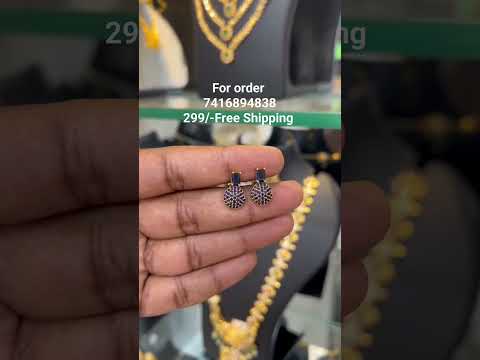 #TrendingCollections watsapp7416894838 #studsearrings  #studs #czstuds  #viral  #onegramgoldjewelry