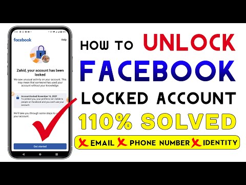 your account has been locked facebook get started problem solved | how to unlock facebook account