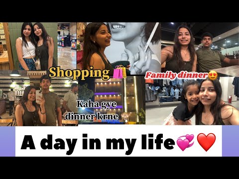 A day in my life | Family dinner date | shopping day || JV48 || #jaatnivlog #familyvlog