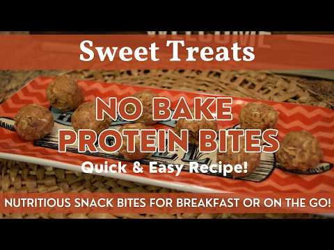 No Bake Protein Bites | Back to School | Breakfast & Snacks | Homemade Snack | Only 6 Ingredients!