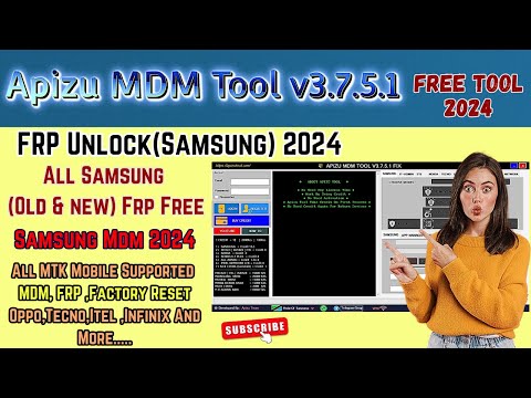 Apizu MDM Tool v3.7.5.1 FIX Full Tutorial: Unlock Any Device in Minutes!