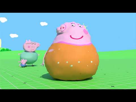 Peppa Pig VS 1000KG experiment 😄 NOT FOR KIDS!!!