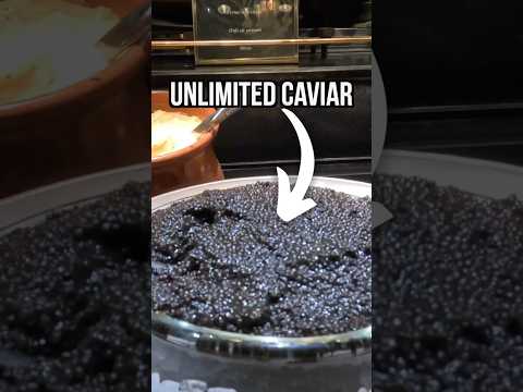 I ate at the best buffet in the world (caviar, lobster, Guinness record) #travel #food #buffet