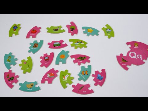 Alphabet Letter Q R S T Sounds for Kids! Puzzle Fun for Kids!!